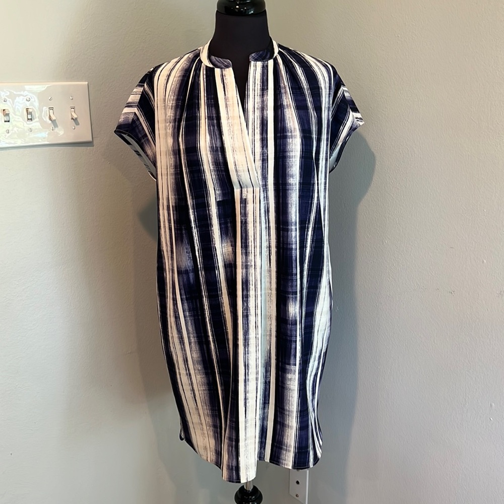 Vince striped dress with pockets
